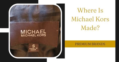 michael kors where is he from|where is michael kors made.